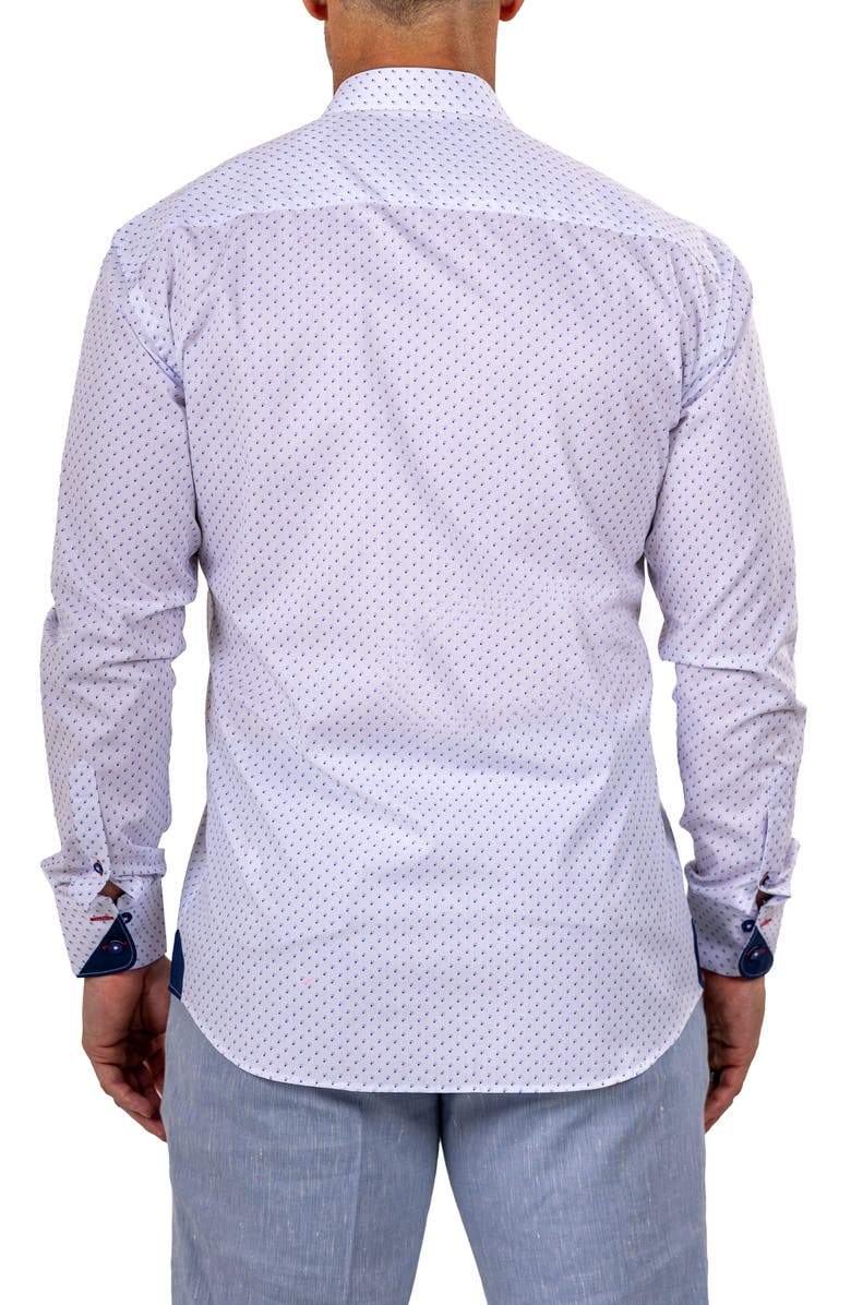 Maceoo Eins Marthy Contemporary Fit Cotton Button-Up Shirt, Alternate, color, 