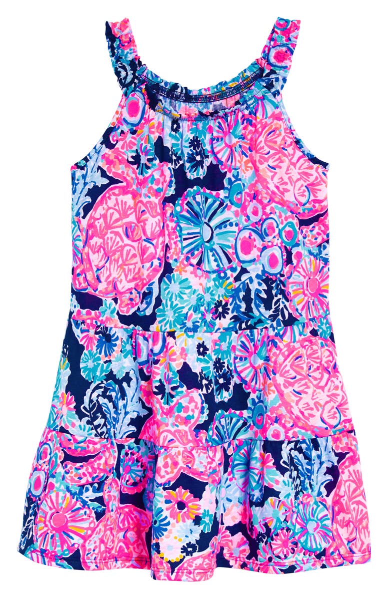 Lilly Pulitzer<sup>®</sup> Kids' Mini Loro Print Dress, Main, color, 