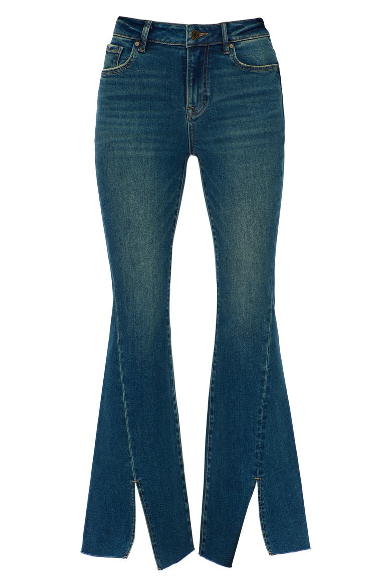 High Waist Flare Jeans, Alternate, color, VINTAGE BLUE