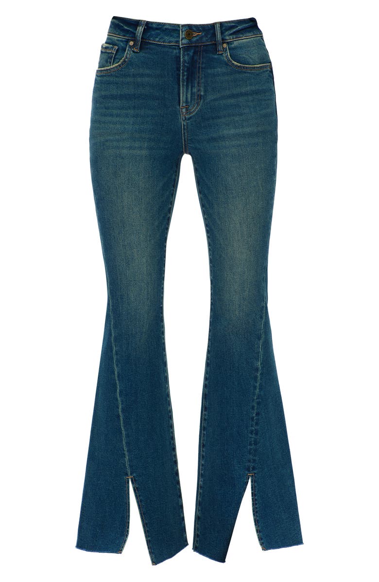 Bayeas High Waist Flare Jeans, Alternate, color, Vintage Blue