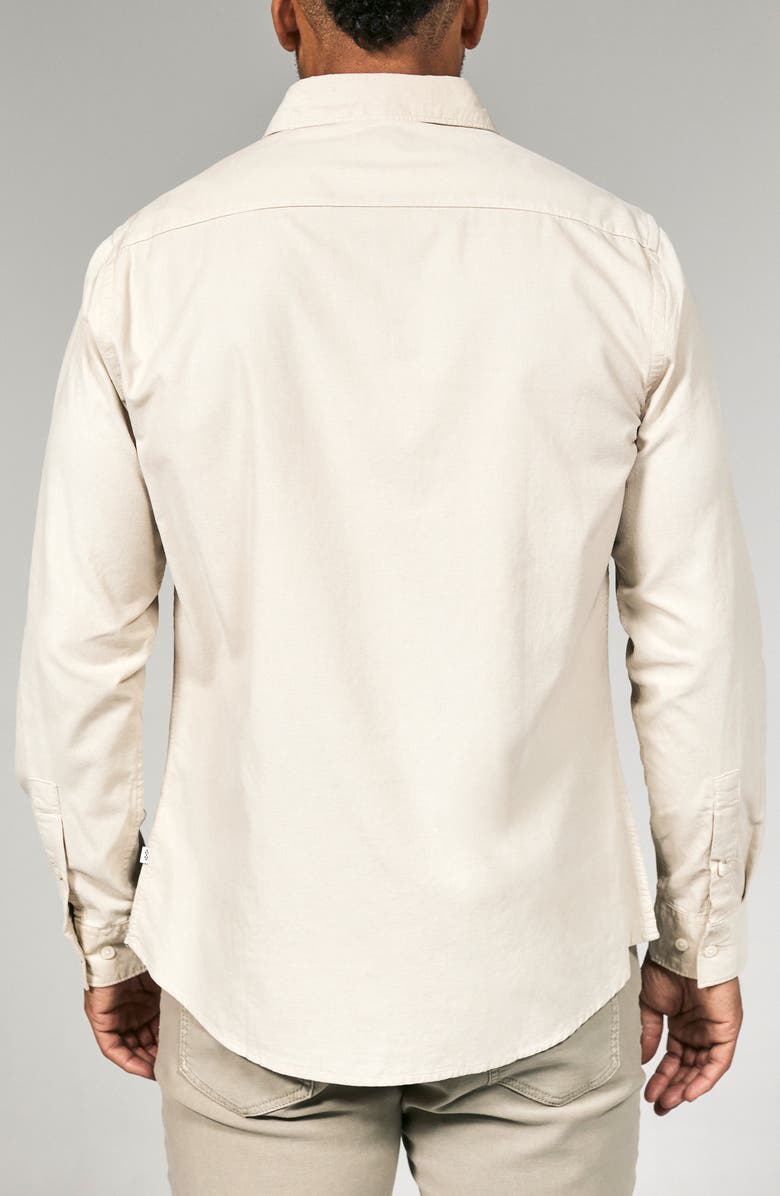 7 Diamonds Herigate Cotton Corduroy Button-Up Shirt, Alternate, color, Beige