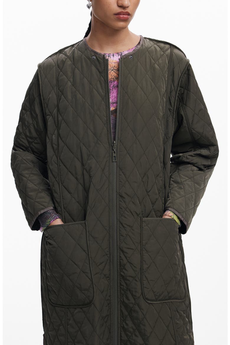 Odense Reversible Quilted Jacket, Alternate, color, GREEN