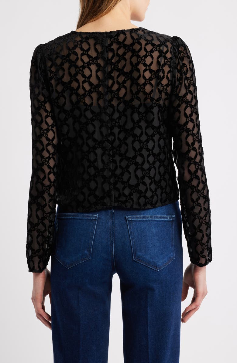 PAIGE Amaya Silk Blend Shirt, Alternate, color, Black