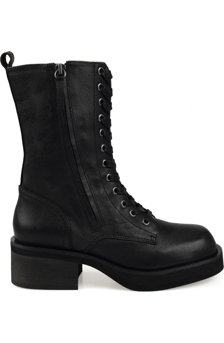 Candie's Lace-Up Boot, Alternate, color, Black