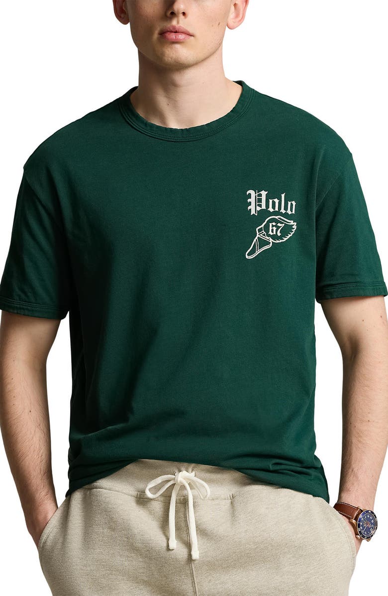 Polo Ralph Lauren Wing Logo Graphic T-Shirt, Main, color, 