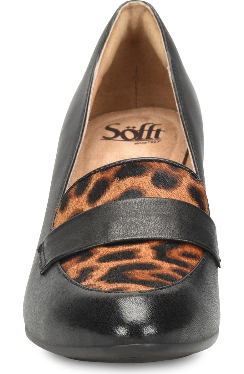Söfft Parkdale Loafer Pump, Alternate, color, Black/ Tan