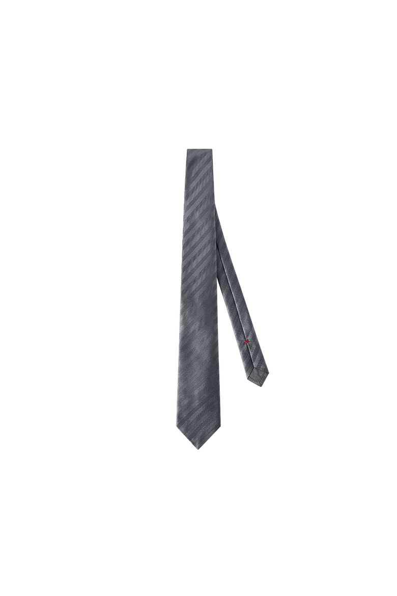 Silk chevron tie, Alternate, color, Dark Grey