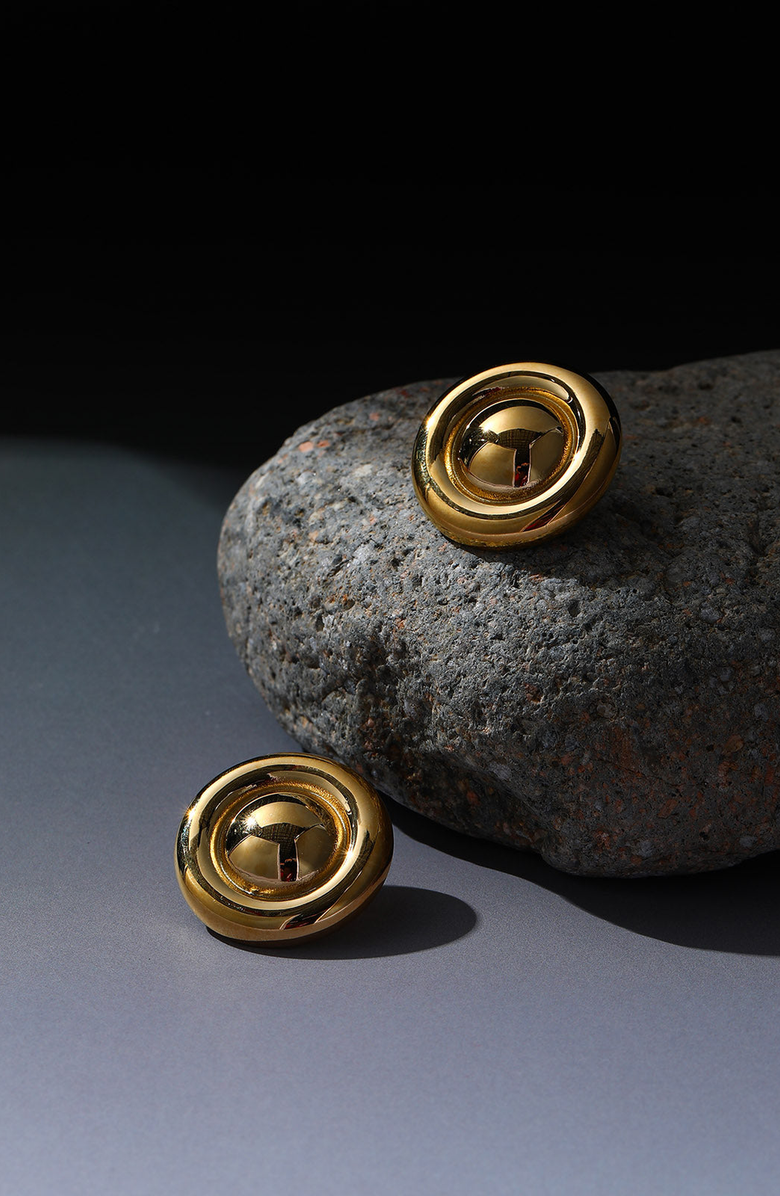 Kellery House Gold Earrings, Alternate, color, Gold