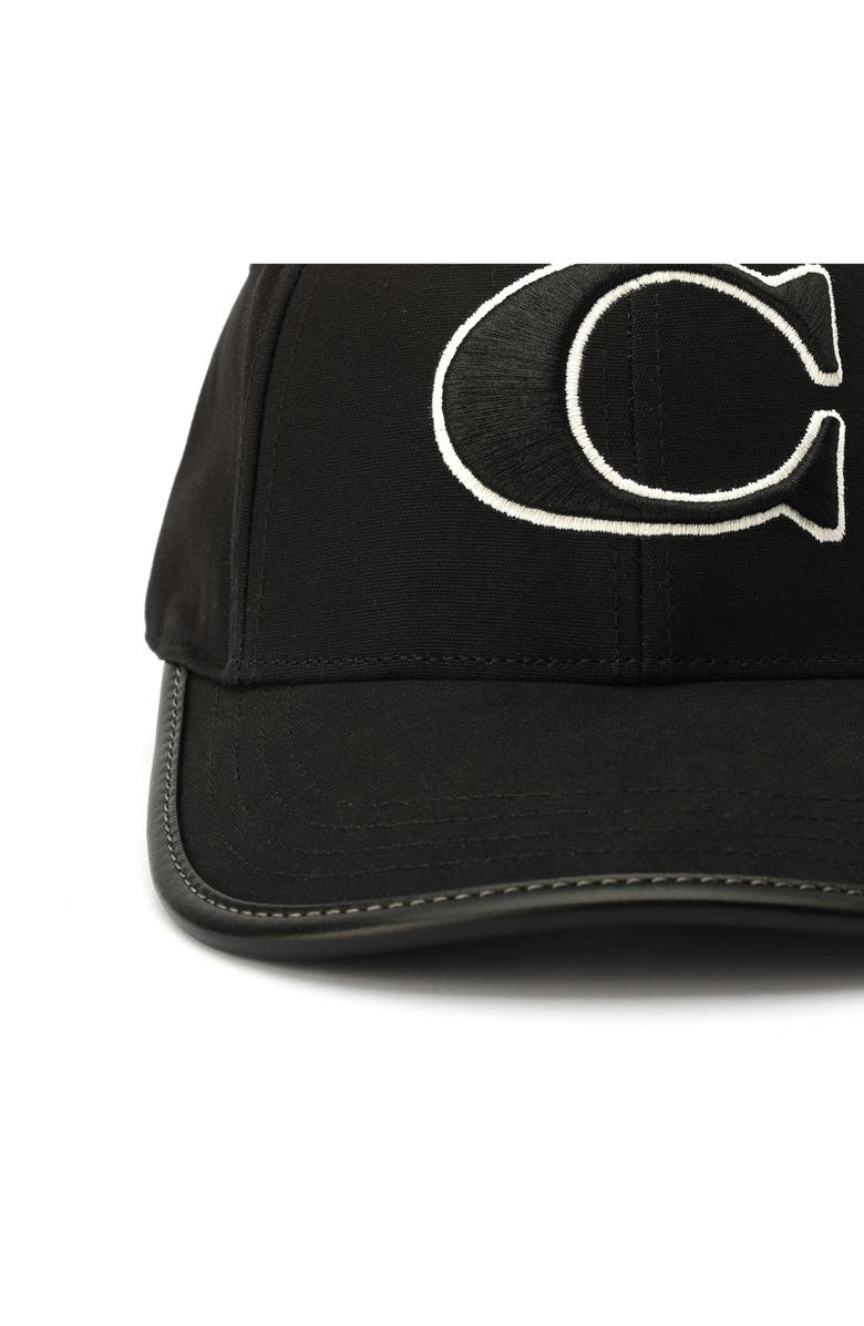 COACH Signature C-Logo Canvas Baseball Cap, Alternate, color,