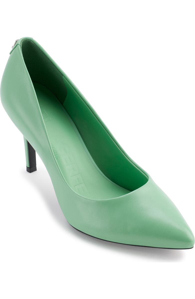KARL LAGERFELD PARIS Royale Pointed Toe Pump, Main, color, Hemlock
