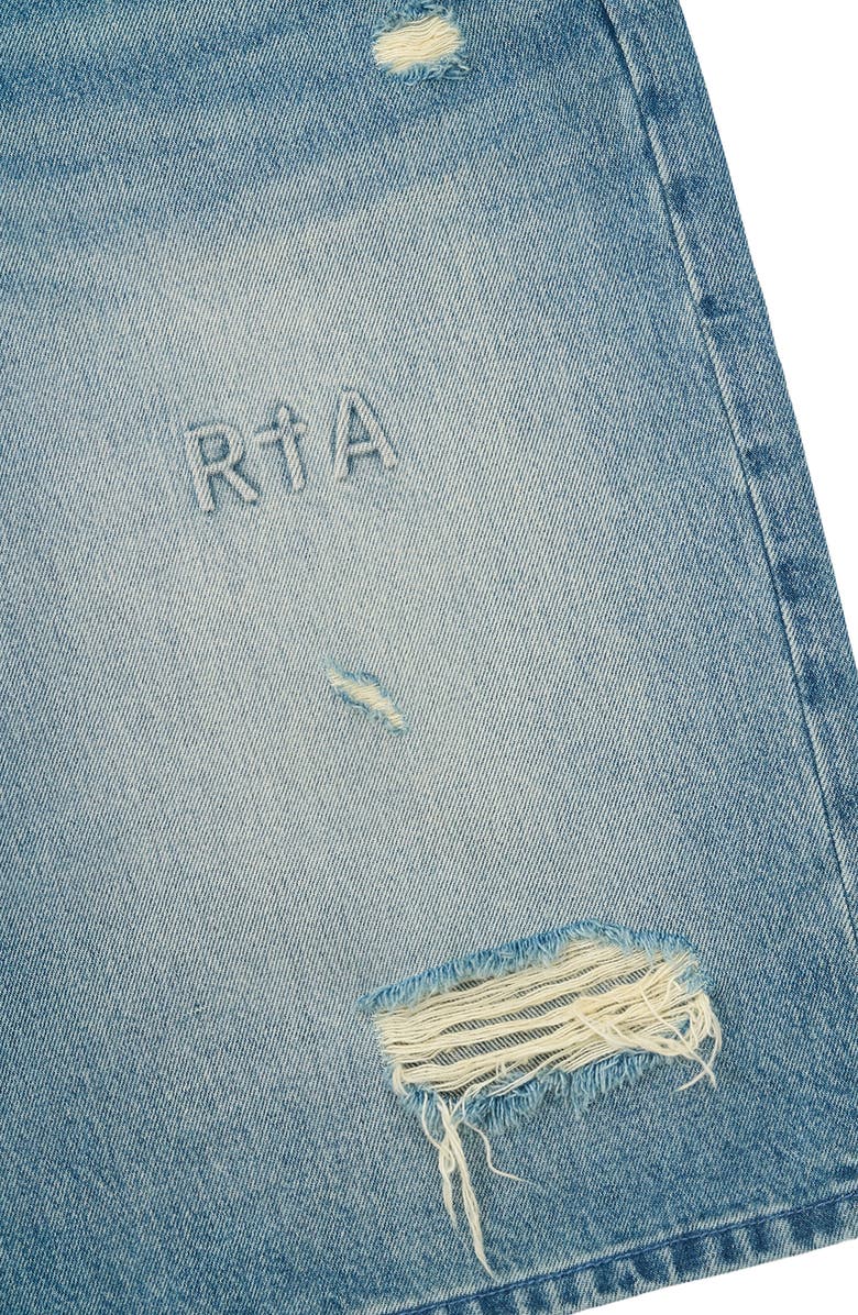 RtA Gustavo Oversize Denim Bermuda Shorts, Alternate, color,
