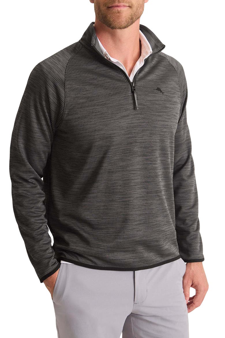 Palm Pro IslandZone® Performance Half Zip Pullover, Main, color, BLACK
