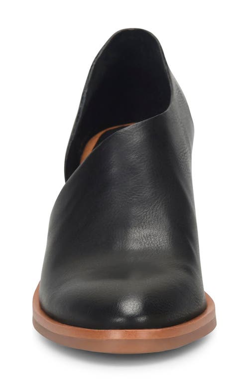 Korks Kayla Block Heel Asymmetric Pump In Black