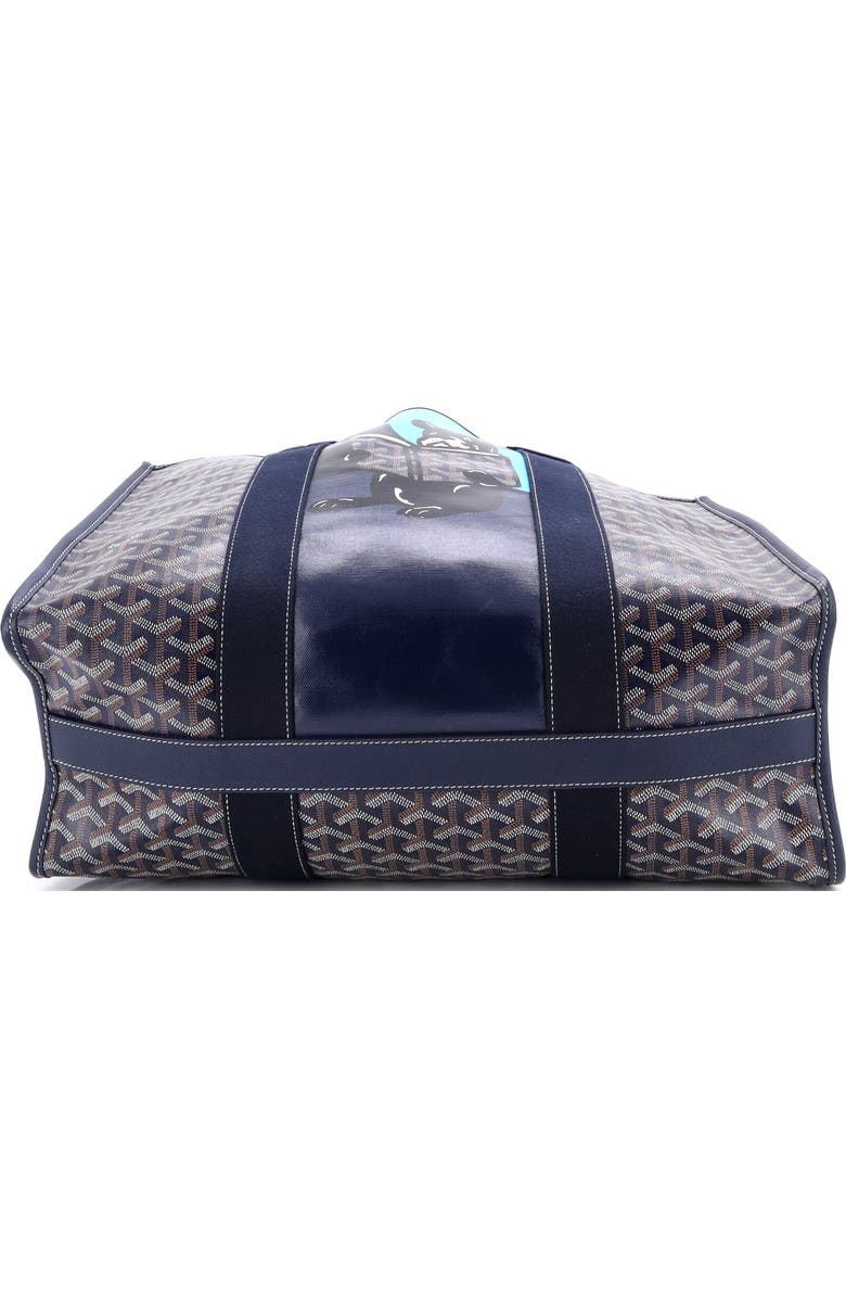 Pre-Owned Goyard Villette Tote Printed Coated Canvas MM, Alternate, color, Blue