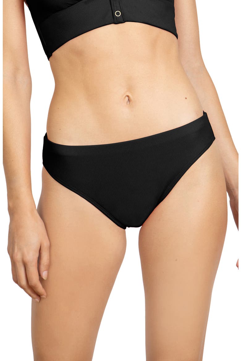 Amy 2 Bikini Bottoms, Main, color, LICORICE