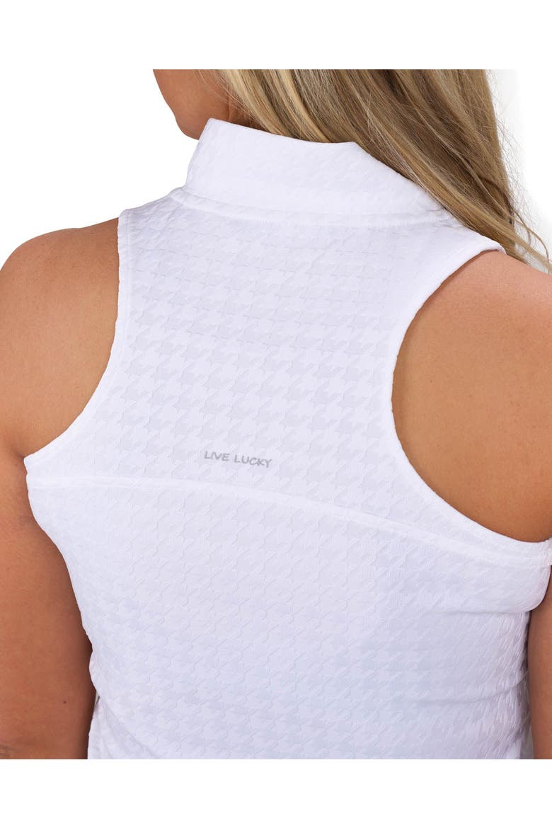 Lynx Sleeveless Polo, Alternate, color, White