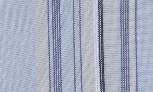 Truth Stripe Camp Shirt In Blue Lake/grey Multi