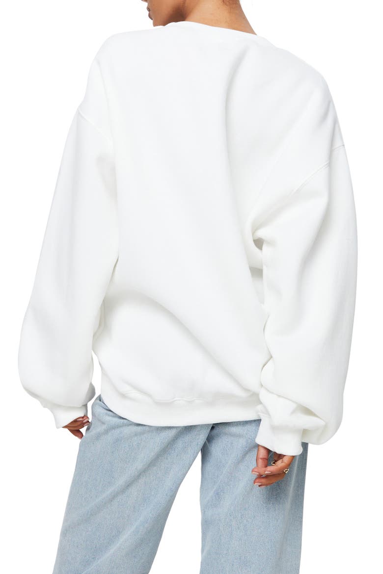 Colorado Oversize Graphic Sweatshirt, Alternate, color, WHITE