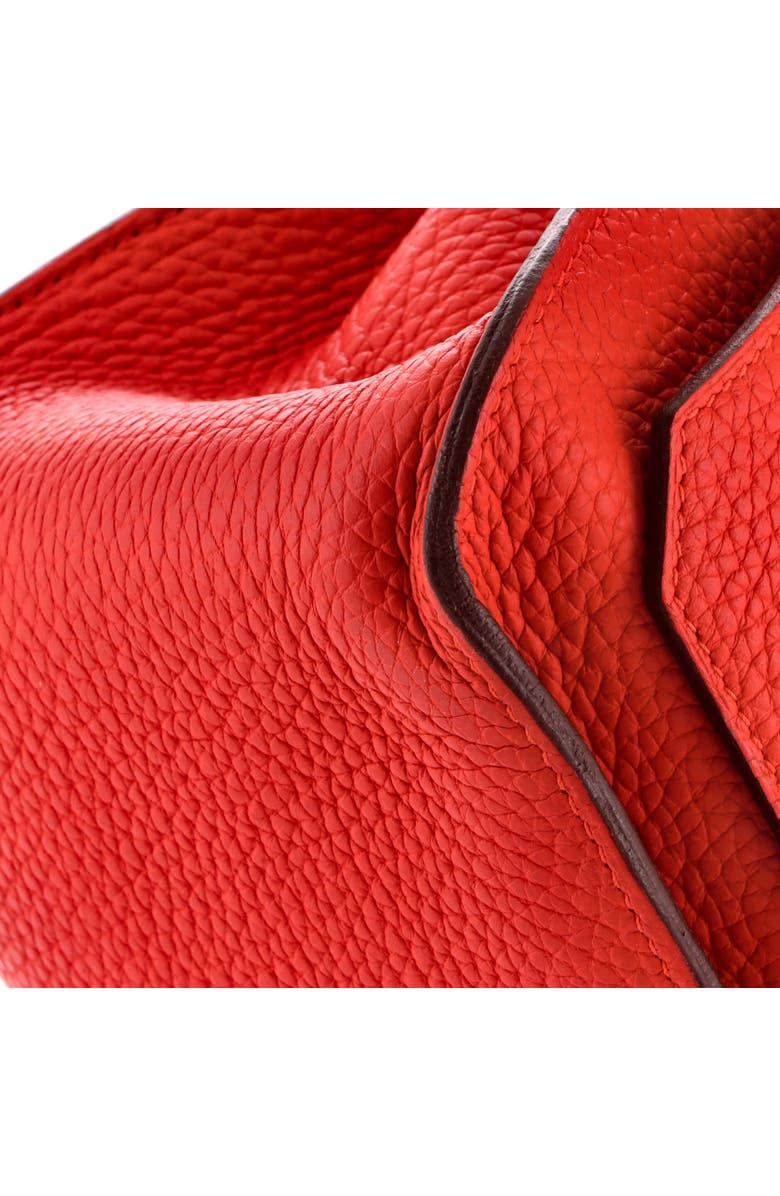 Pre-Owned Hermes Jypsiere Bag Clemence 28, Alternate, color, Rouge Tomate