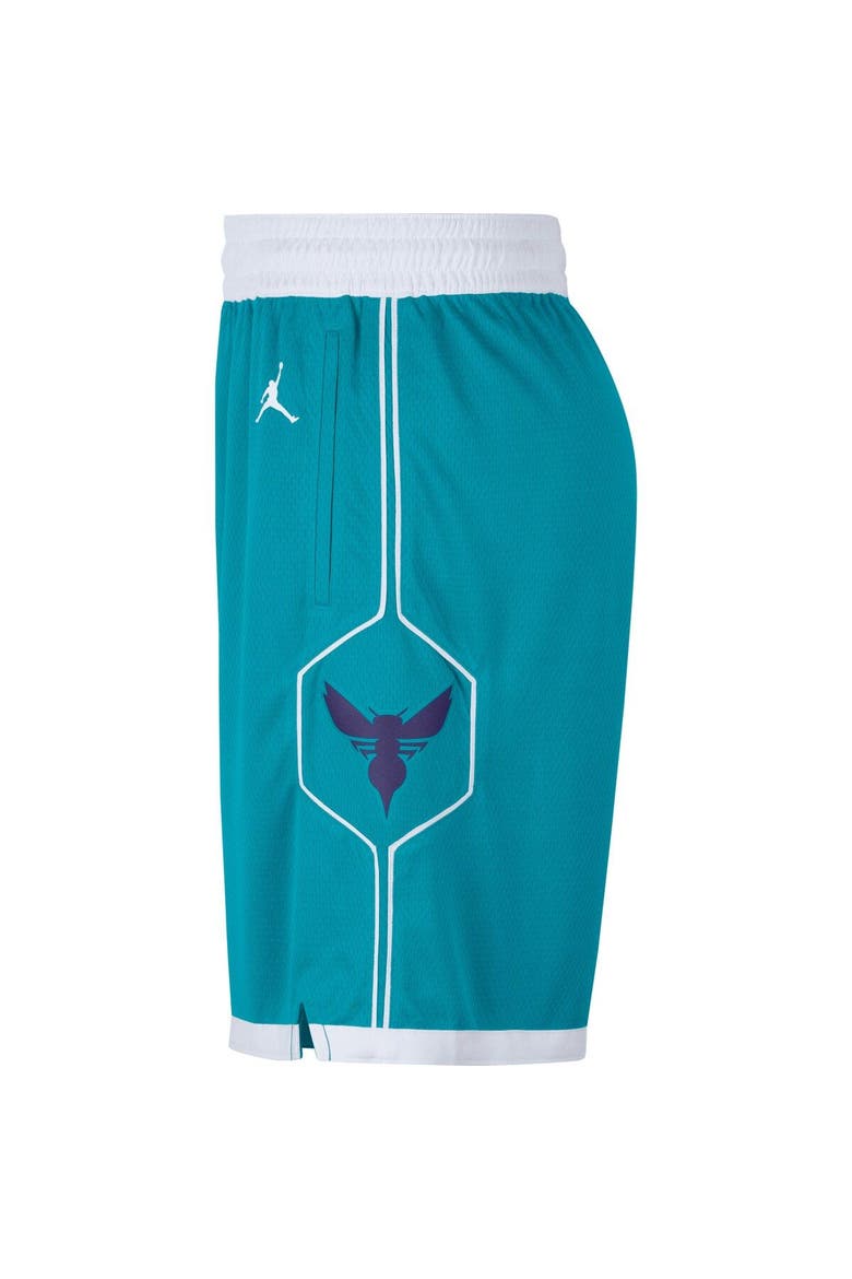Men's Jordan Brand Teal Charlotte Hornets Statement Edition Swingman Shorts, Alternate, color, Teal