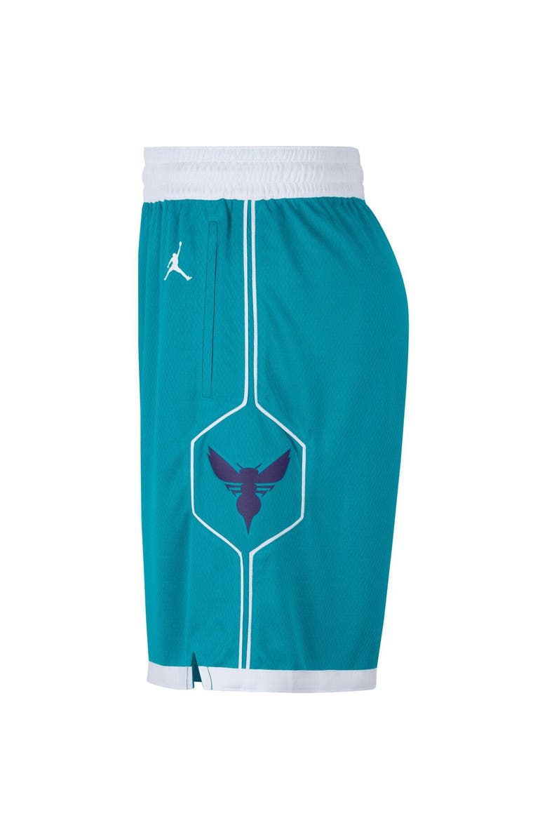 Jordan Brand Men's Jordan Brand Teal Charlotte Hornets Statement Edition Swingman Shorts, Alternate, color, 