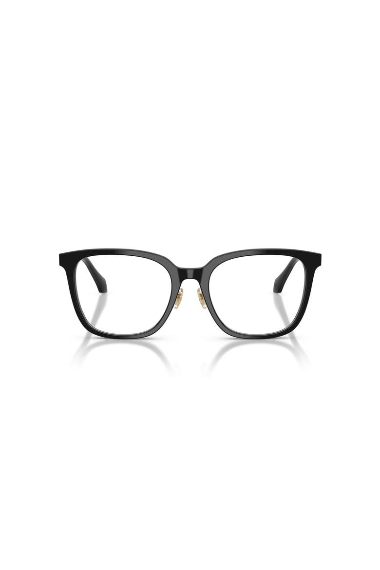 54mm Square optical glasses, Alternate, color, Black