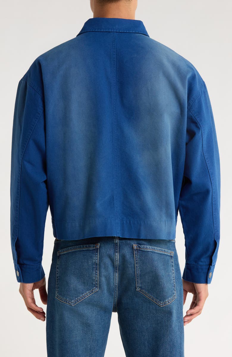 PacSun Clyde Stud Detail Cotton Jacket, Alternate, color, Blue