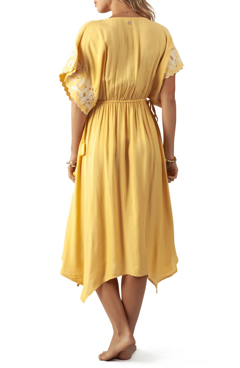 Rip Curl Sweet Escape Embroidered Midi Dress, Alternate, color, 