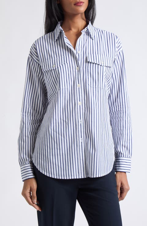 Durrell Cotton Button-Up Shirt