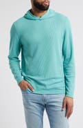 johnnie-O Brinson Waffle Pullover Hoodie