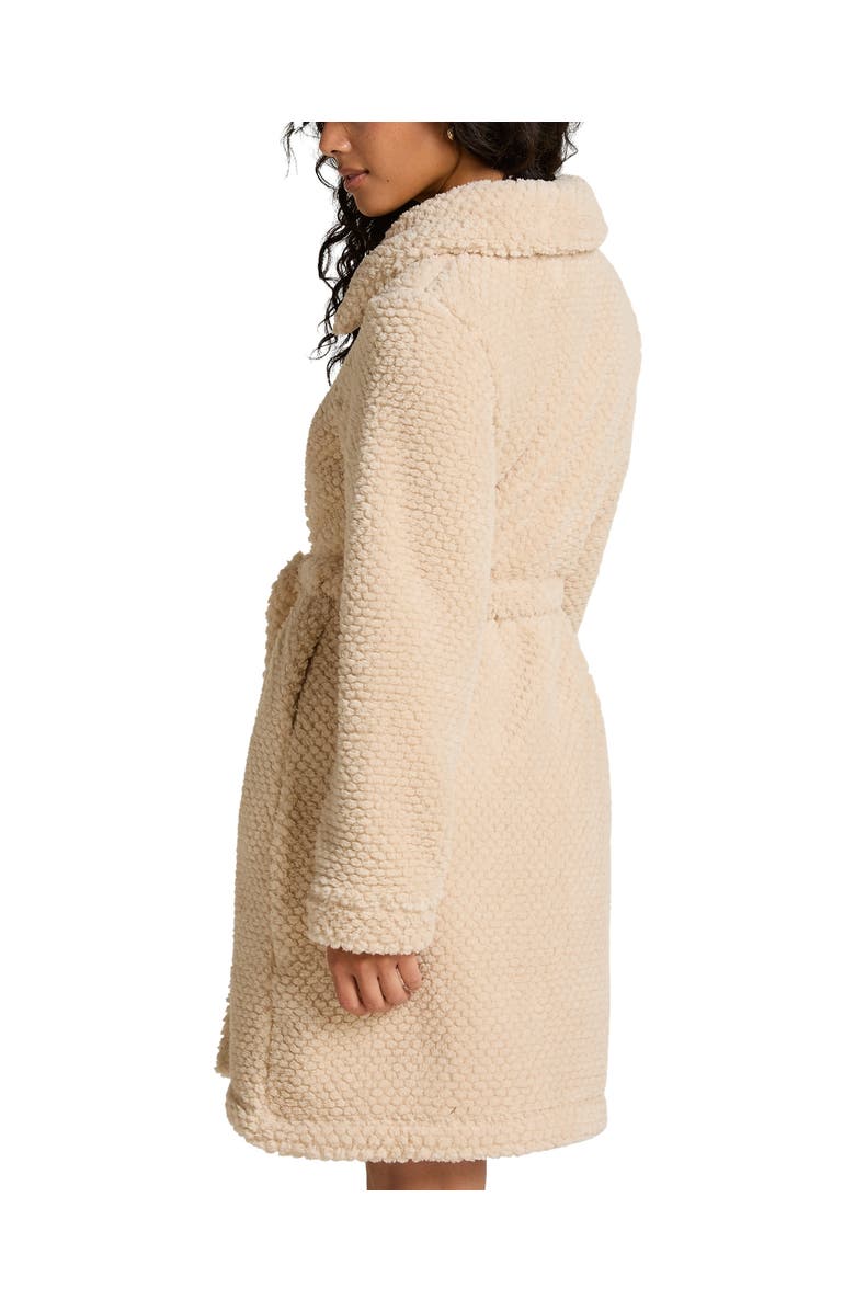 Hunkemöller Robe Zip Up Fleece, Alternate, color, Whitecap Gray