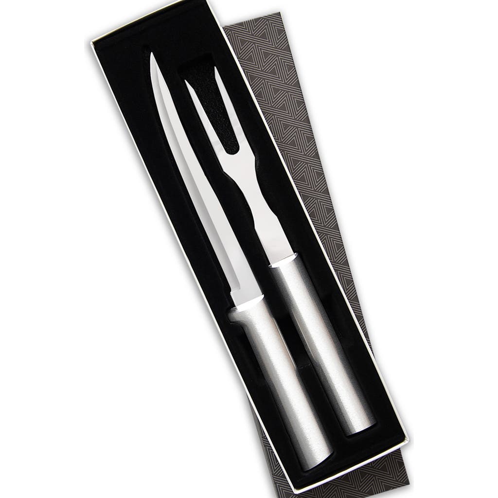 Radà Rada 2 Piece Carving Set In Silver