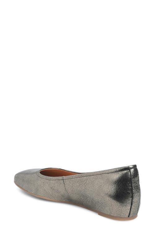 Söfft Poppy Square Toe Flat In Brown