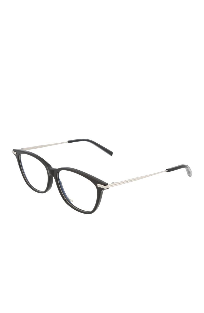 Boucheron 54mm Square Cat Eye Optical Frames, Alternate, color,