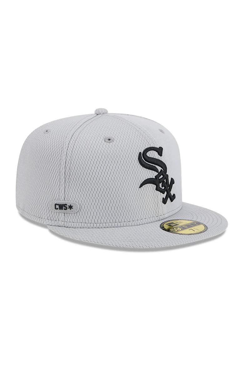 New Era Men's New Era Gray Chicago White Sox 2025 MLB Clubhouse 59FIFTY Fitted Hat, Alternate, color, Gray