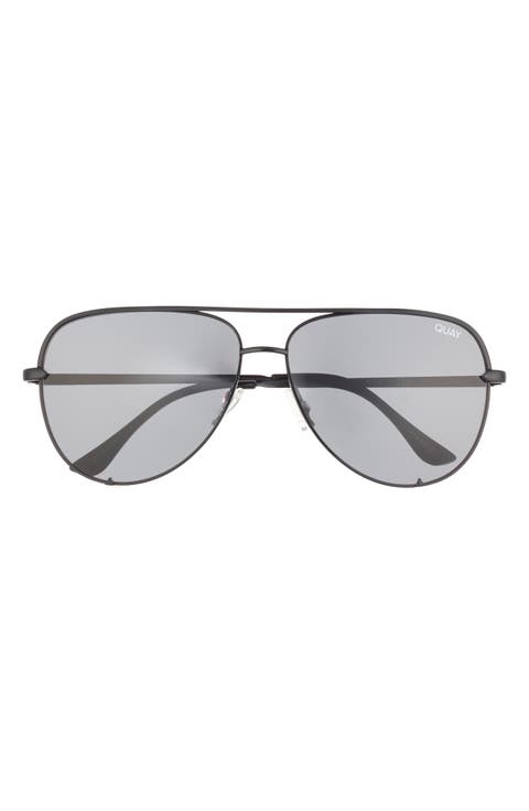 High Key 64mm Oversize Aviator Sunglasses