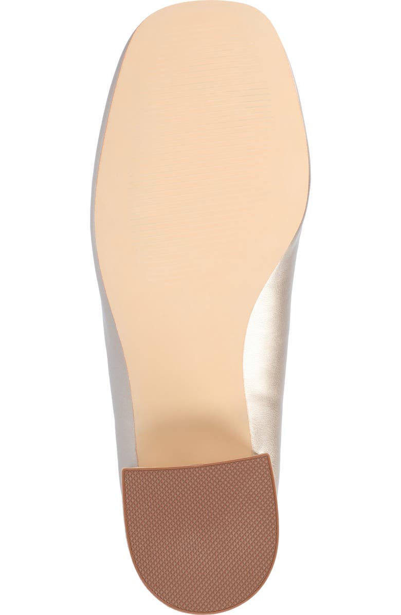 Journee Collection Nysaa Horsebit Loafer, Alternate, color, Gold