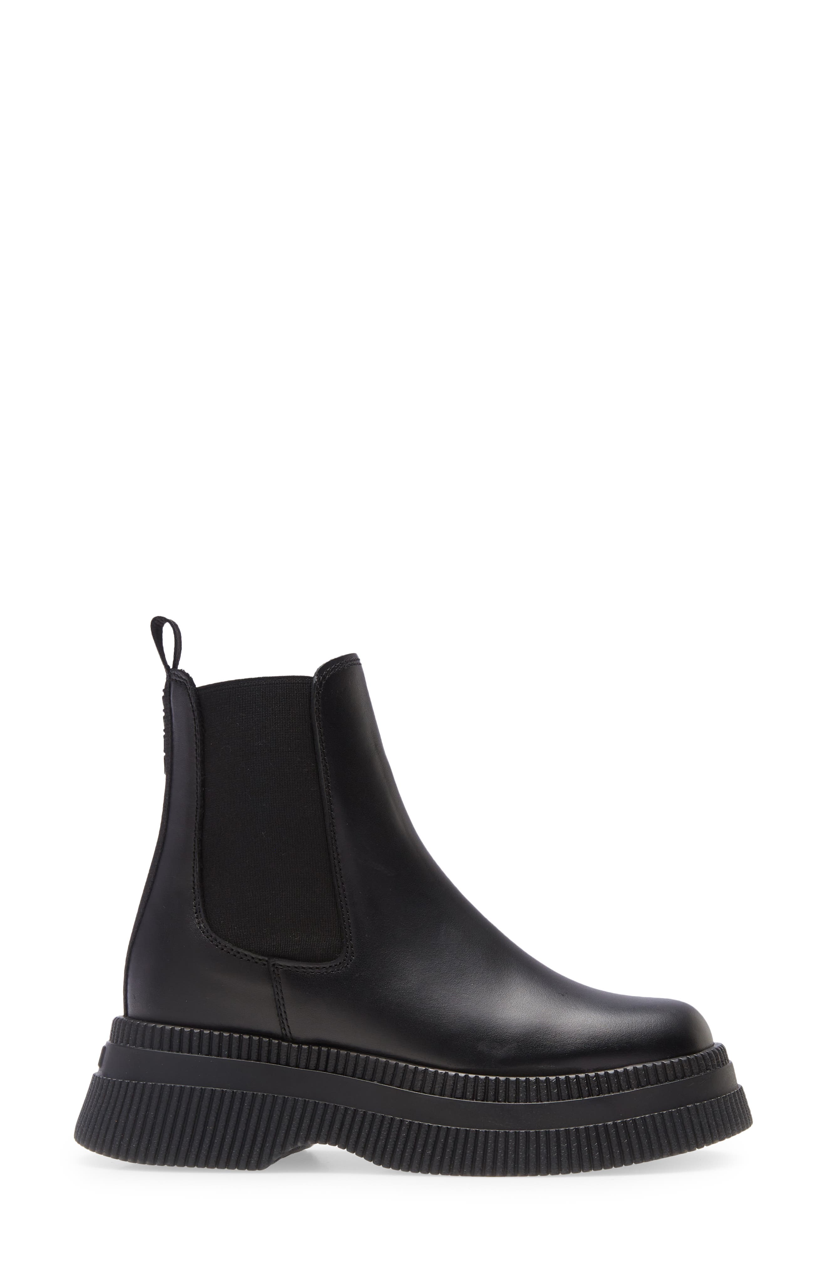 Ganni Platform Chelsea Boot, Alternate, color, 