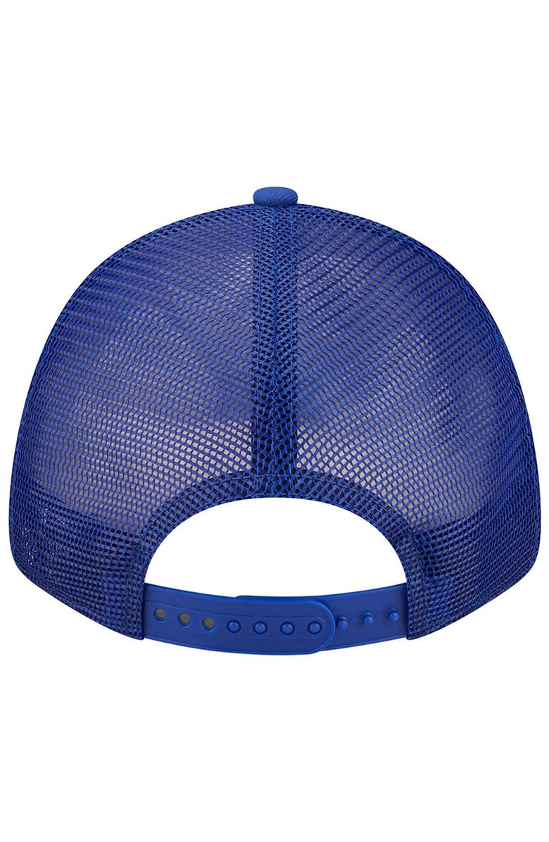 New Era Men's New Era Royal Philadelphia 76ers Marble 9FORTY Trucker Snapback Hat, Alternate, color, Royal