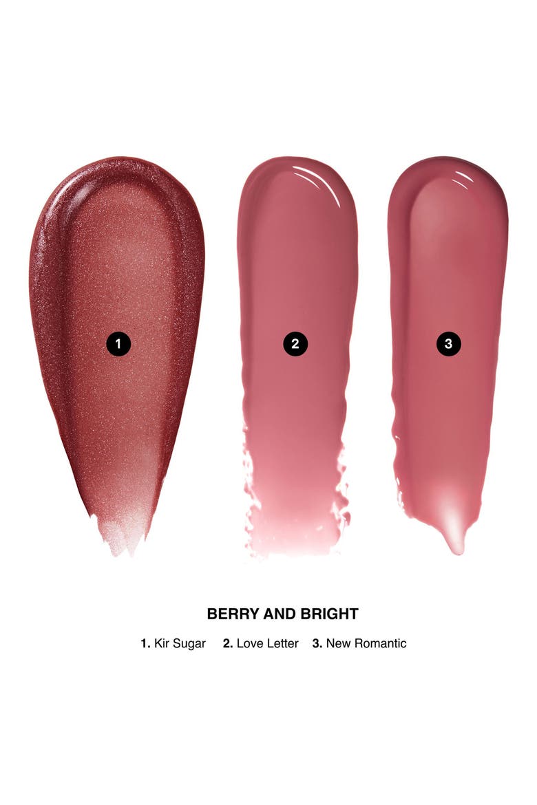 Mini Crushed Oil-Infused Tinted Lip Gloss Gift Set Trio, Alternate, color, PINKS/ BERRY AND BRIGHT