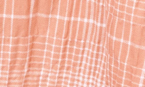 Foxcroft Rhea Plaid Easy Care Button-up Shirt In Pumpkin Spice