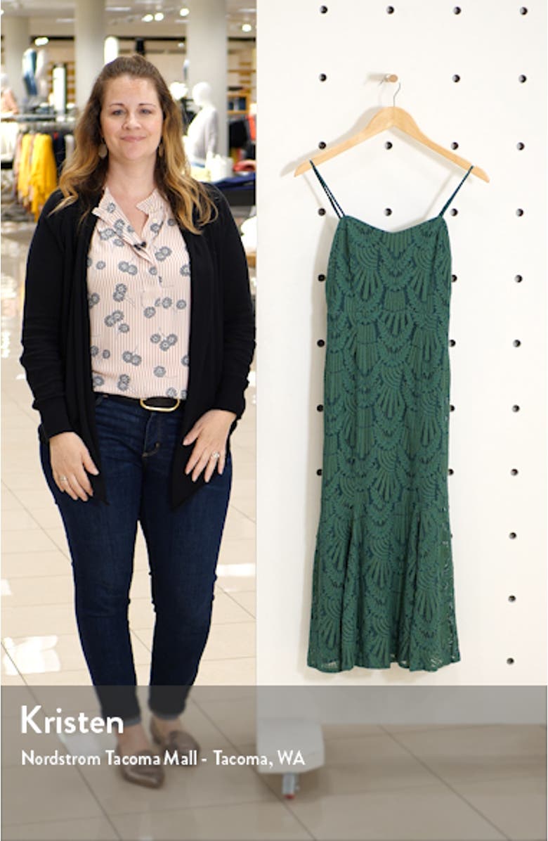 Sleeveless Lace Midi Dress, sales video thumbnail