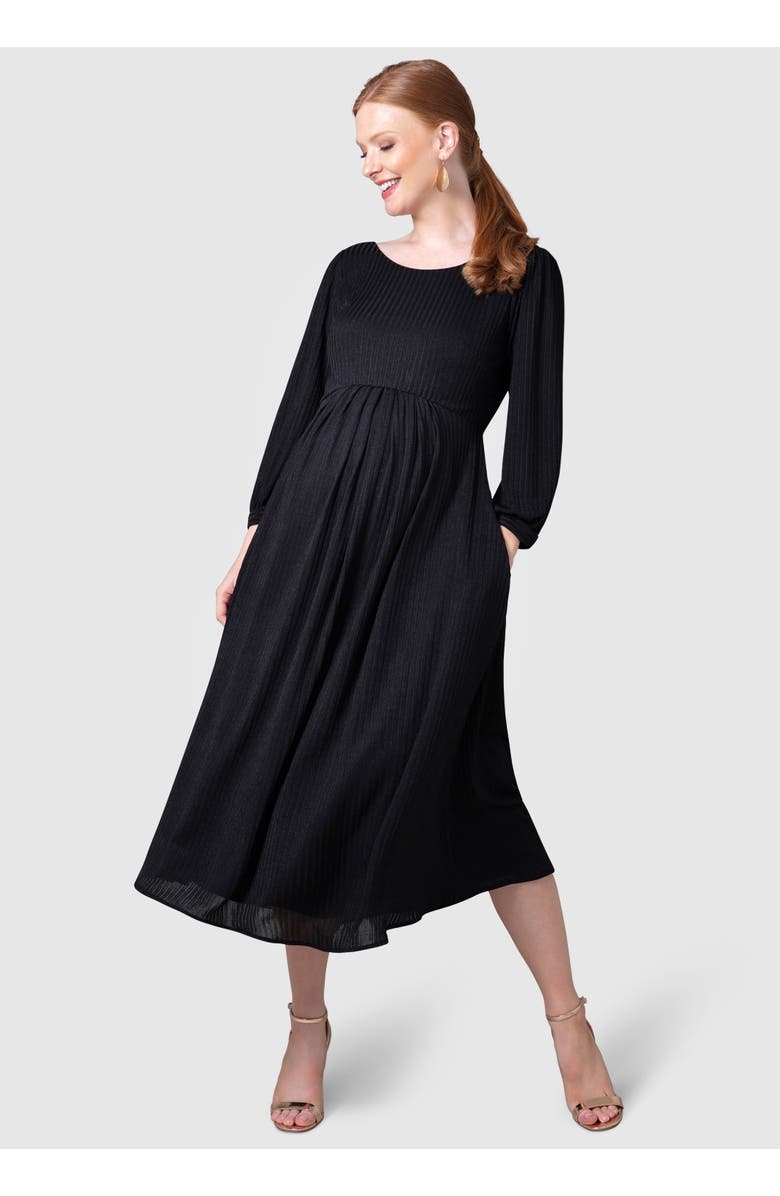 Tiffany Rose Maternity Isla Ribbed Jersey Dress, Main, color,