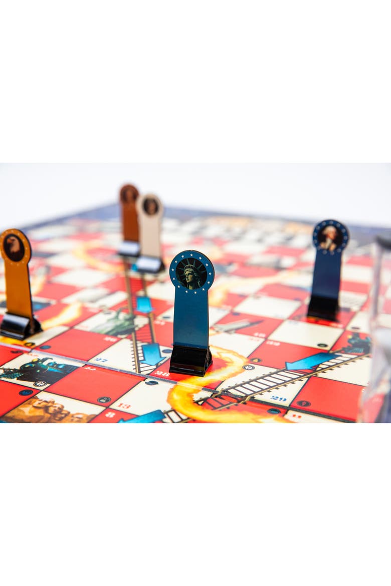 Celebrate America Race to the White House Board Game, Made in the USA, Alternate, color, Multicolored