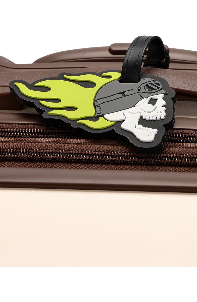 Von Dutch American Heritage 2-Piece Suitcase ID Tag Set with Adjustable Straps, Alternate, color, American Heritage