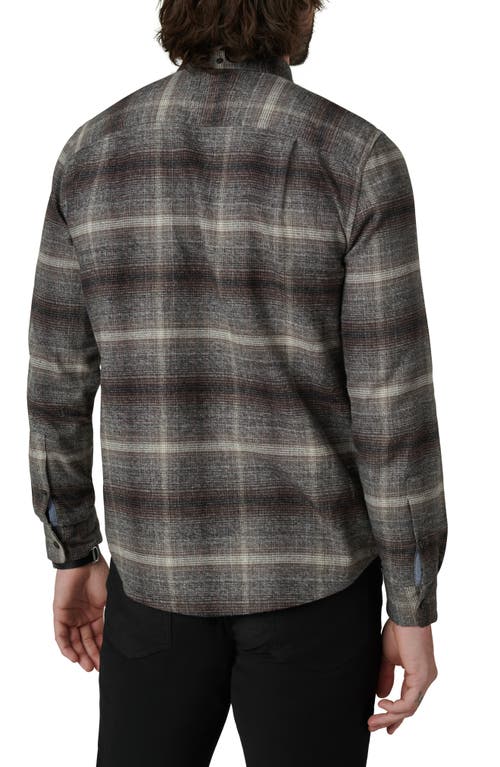 Joe's Oliver Plaid Flannel Button-up Shirt In Gray