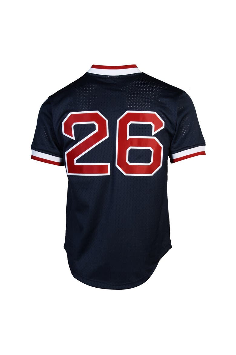 Wade Boggs Boston Red Sox 1992 Authentic Cooperstown Collection Batting Practice Jersey - Navy Blue, Alternate, color, Navy