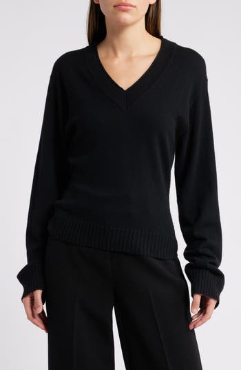 Faithfull The Brand Frederikke Wool & Cashmere Sweater In Black