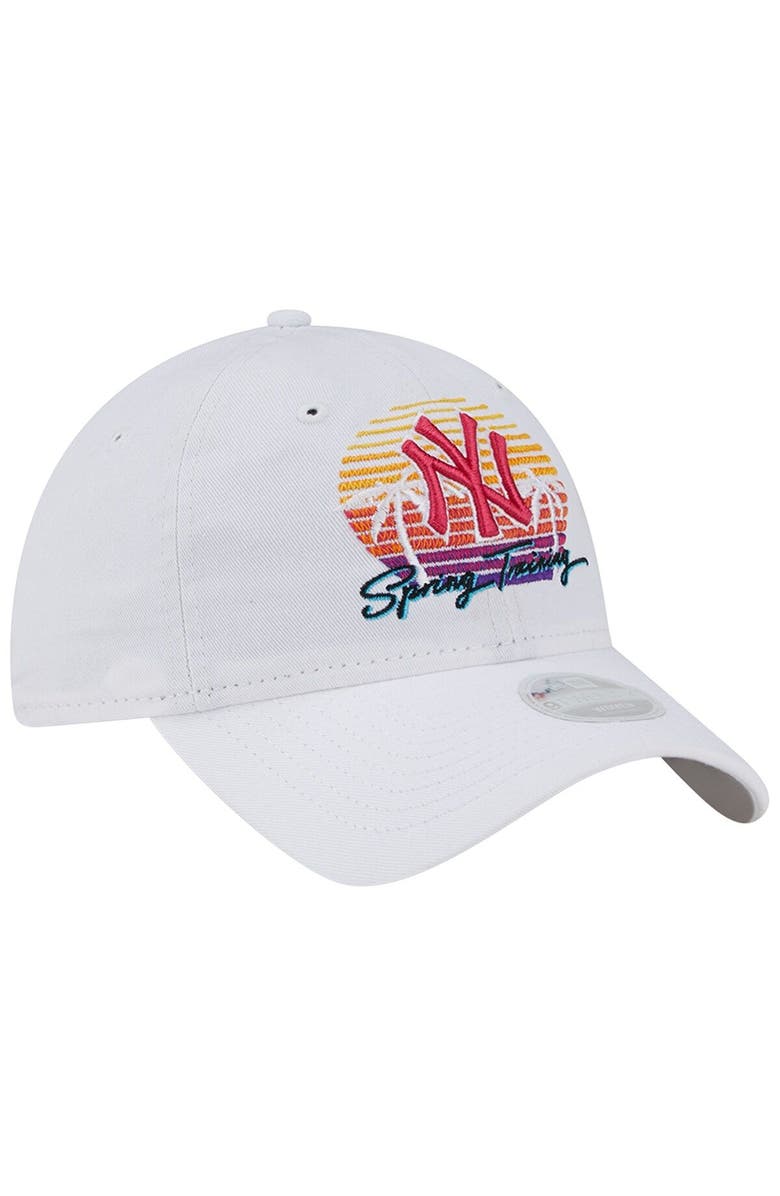 New Era Women's New Era  White New York Yankees Spring Training Sunset 9TWENTY Adjustable Hat, Alternate, color, 