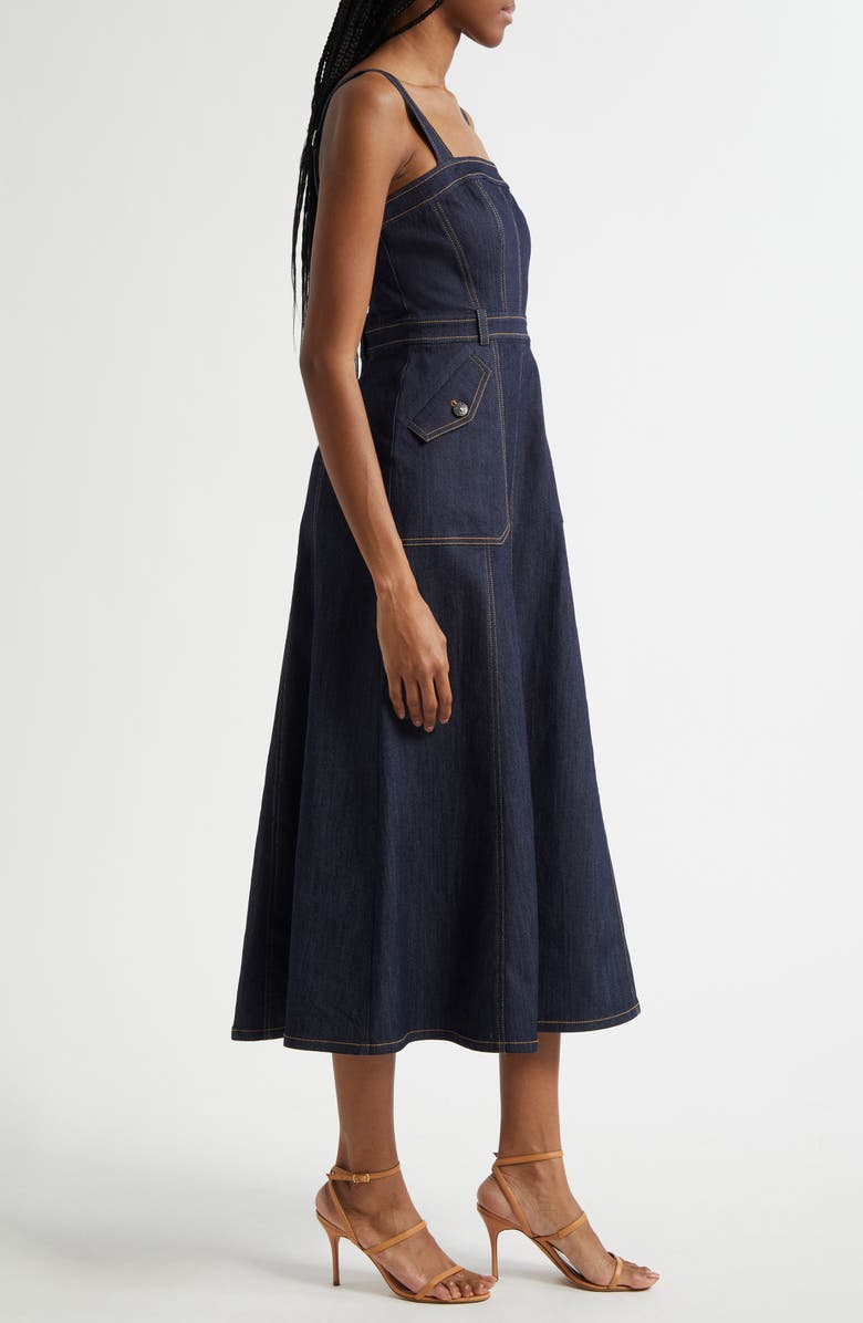 Malani Denim Midi Dress